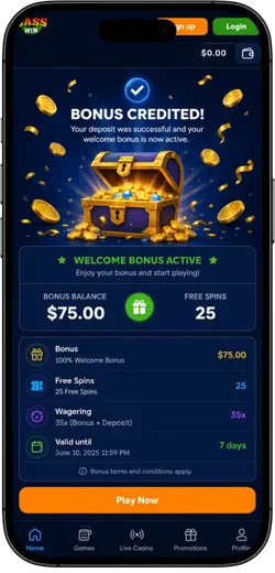 BassWin Bonus Credited
