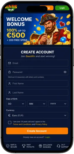 BassWin Registration Form